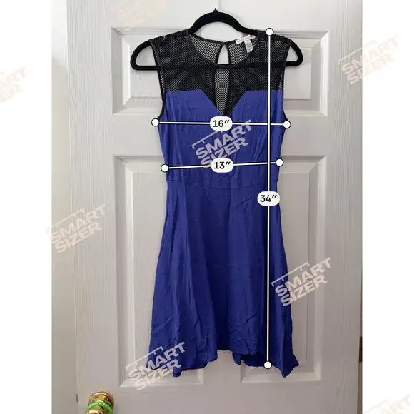 Blue Dress By Made for Impulse Size Small - Picture 3 of 6
